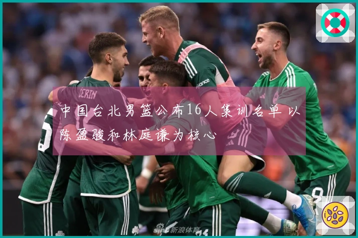 中国台北男篮公布16人集训名单 以陈盈骏和林庭谦为核心