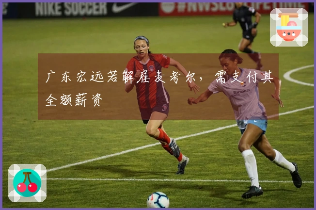 广东宏远若解雇麦考尔，需支付其全额薪资